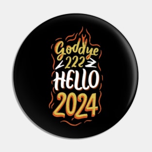 Goodbye 2023 hello 2024 Pin