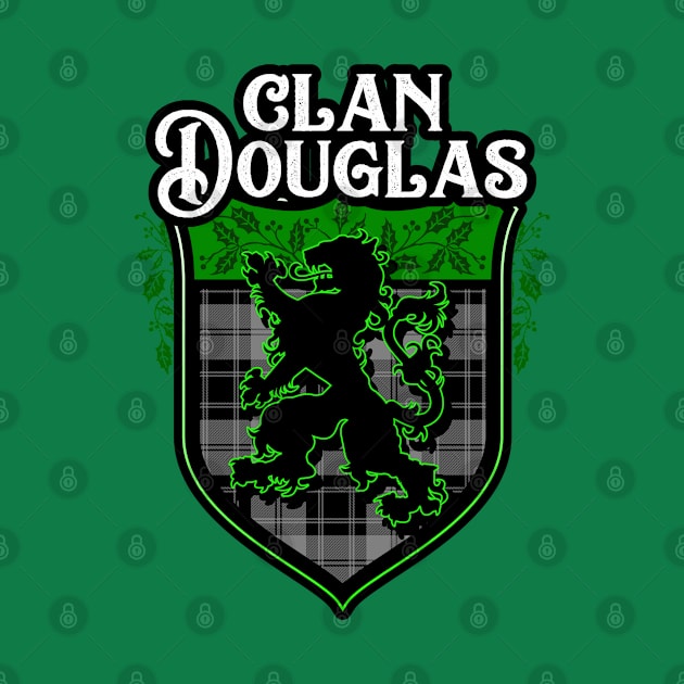 Clan Douglas Scottish Rampant Lion by Celtic Folk