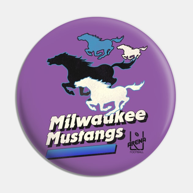 Defunct Milwaukee Mustangs Football Team Pin by Defunctland
