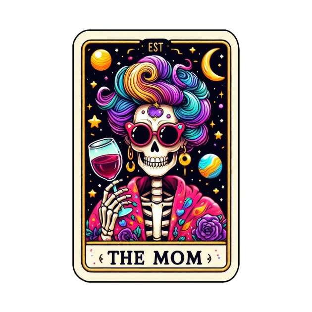 Tarot Celestial Sugar Skull The Mom Celebration Funny by ThatVibe