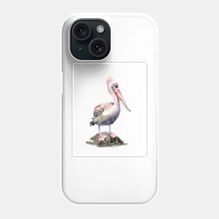 Pelican -Watercolor art Phone Case