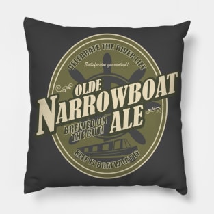 Olde Narrowboat Ale Pillow