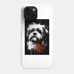 Maltese Dog Portrait Phone Case