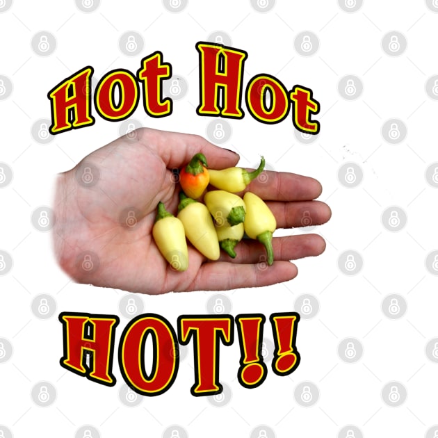 Hand with hot peppers by Made the Cut