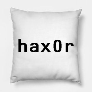 hax0r - Black Pillow