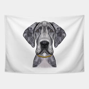 Cute Great Dane Drawing Tapestry