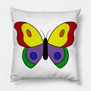 Butterfly Pride - Rainbow Pillow