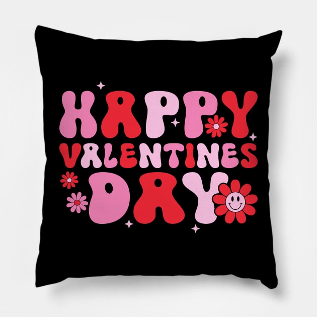 Happy Valentines Day Pillow by Rosiengo