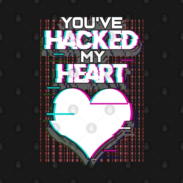 Hacked Heart Computer Geek Valentine by creative