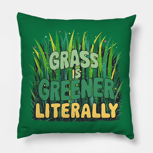 Grass Pillow by NomiCrafts