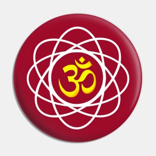 Om Symbol Aum sign Yoga Meditation Mantra Pin