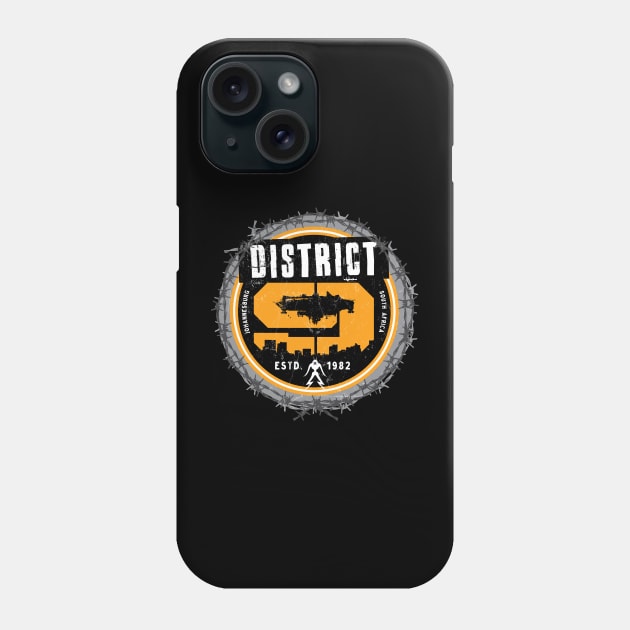 District 9 Phone Case by MindsparkCreative