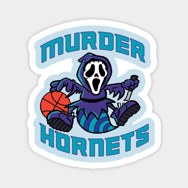 Murder Hornets Magnet by Mike Hampton Art