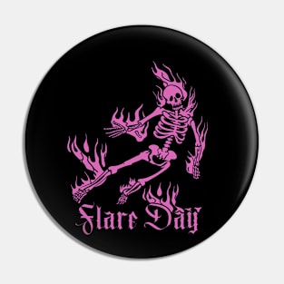 Flare Day Shirt, Chronic Pain shirt, Skeleton Multiple Sclerosis CRPS Ehlers Danlos Syndrome EDS Lupus MS Spoonie Pin