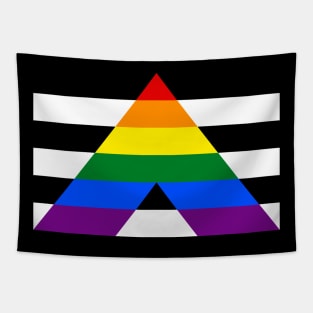 Straight Ally Flag LGBTQ Pride Month Tapestry