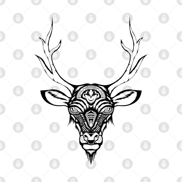 deer illustration by fredian