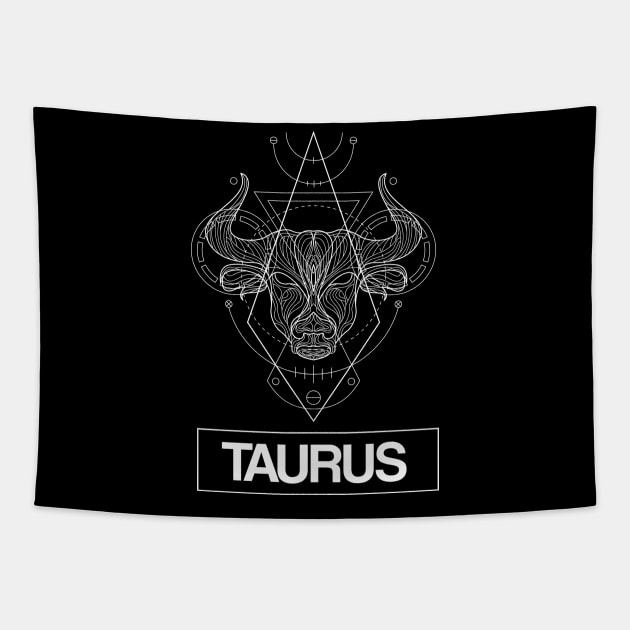 Taurus Constellation Tapestry by FungibleDesign