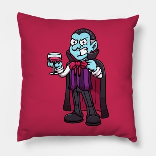 Vampire Drinking Blood Pillow