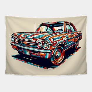 Chevy Classic Car Tapestry