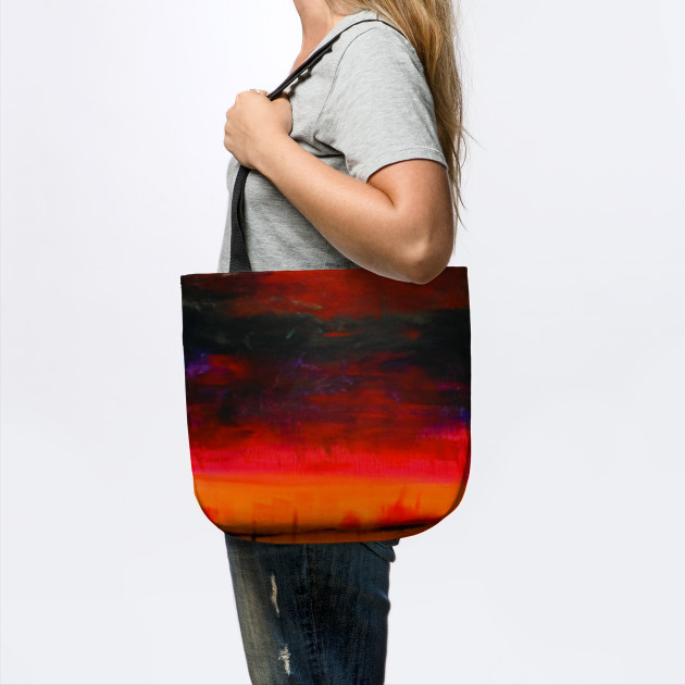 From A Nightmare Ii Acrylic Painting Painting Tote Bag
