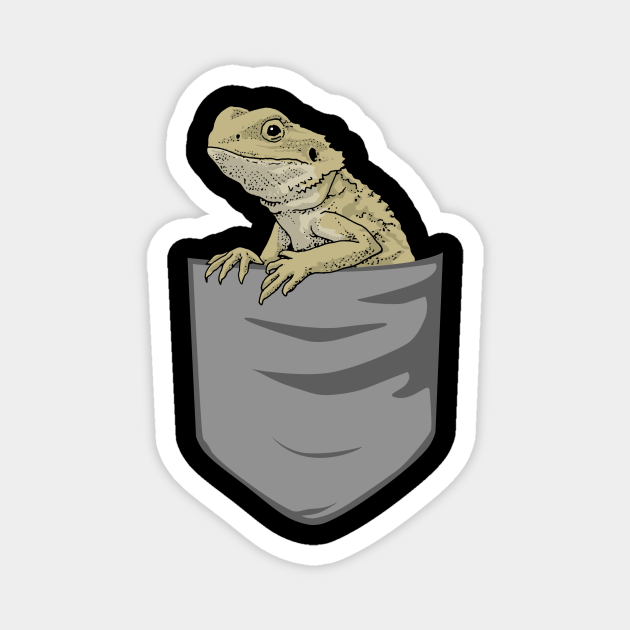 Bearded Dragon Pocket Funny Bearded Dragon Gift Bearded Dragon Pocket TeePublic