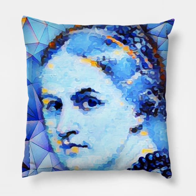 Anne Bronte Portrait | Anne Bronte Artwork | Anne Bronte Painting 10 Pillow by JustLit