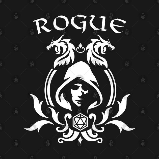 Dnd Rogue Class Symbol Print by DungeonDesigns