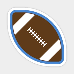 Blue Football Magnet