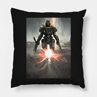 Fallout - Assaultron Inspired Robot Pillow