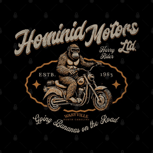 Harry Rider's Hominid Motors - Going Bananas on the Road by Contentarama