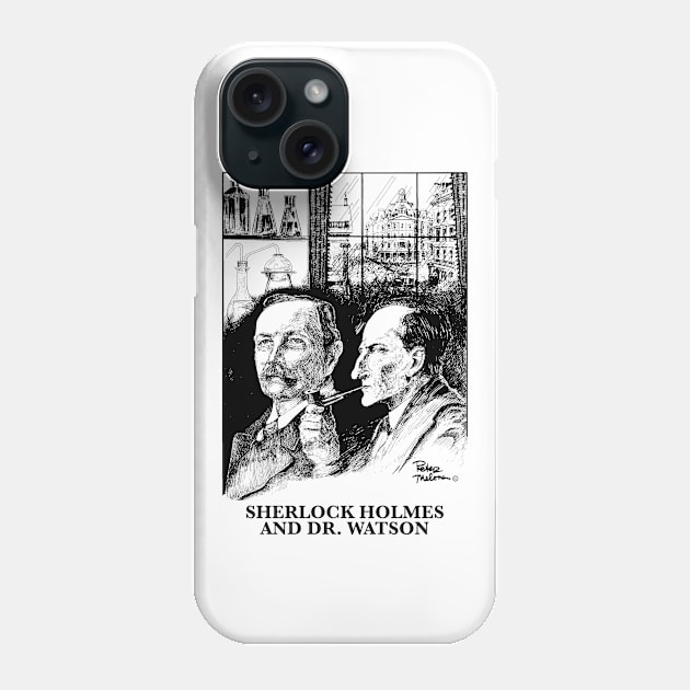 Gaslit Victoriana / Author & Illustrator Phone Case by fancifullart