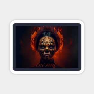 Catrina La Calavera - On Fire Magnet