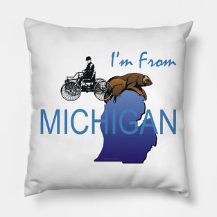 I'm from Michigan Pillow