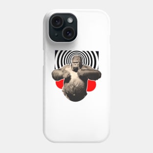 psychedelic gorilla Phone Case