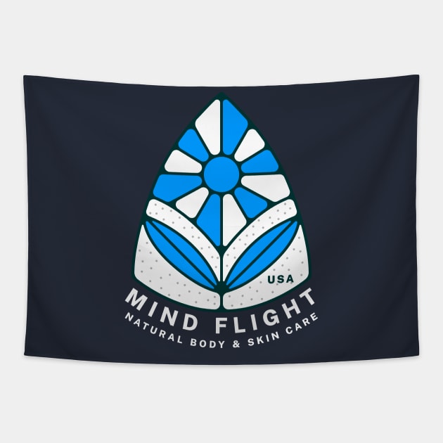 Mind Flight Triangle Tapestry by mindflightco