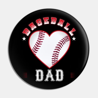 Dad Baseball Team Family Matching Gifts Funny Sports Lover Player Pin