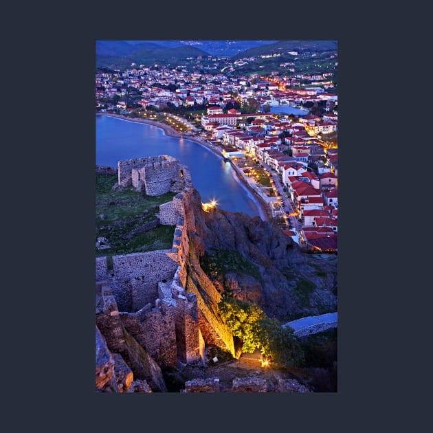 View from the castle of Myrina - Lemnos island by Cretense72