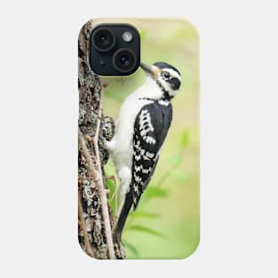 Portrait of a Hairy Woodpecker 2-Female Phone Case