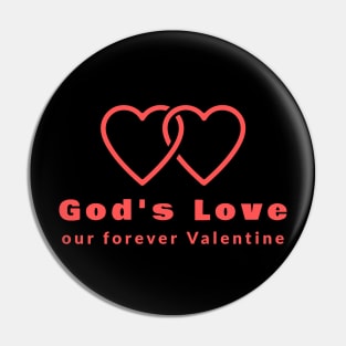 God's Love Our Forever Valentine Pin