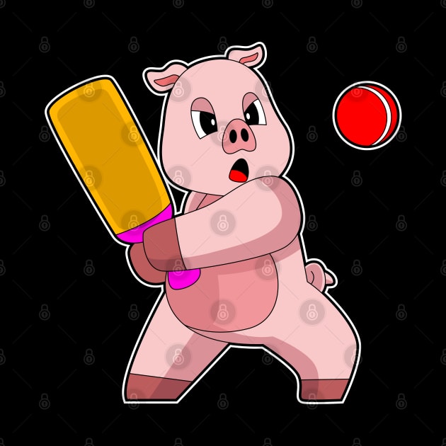 Pig Cricket Cricket bat by Markus Schnabel