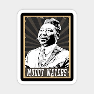 80s Style Muddy Waters Magnet