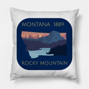 Montana-Rocky Mountain Pillow