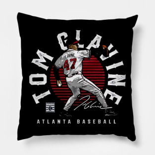 tom glavine emblem Pillow