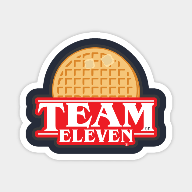 Stranger Teams: Eleven Magnet by dhartist