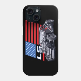 Cleetus McFarland C5 Twin Turbski Turbo Corvette Leroy the Savage USA Phone Case