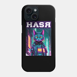 Cyberpunk Cat (Design 3) Phone Case