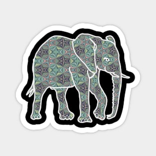 Funky elephant Magnet