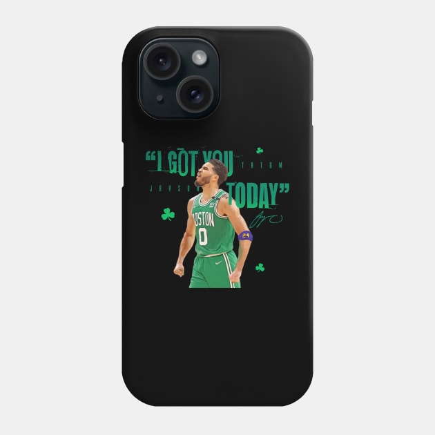 Jayson Tatum Game 7 Phone Case by Juantamad