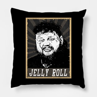 80s Style Jelly Roll Pillow