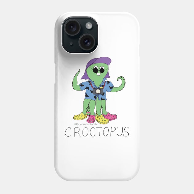 Croctopus Phone Case by Annabelle Lee Designs